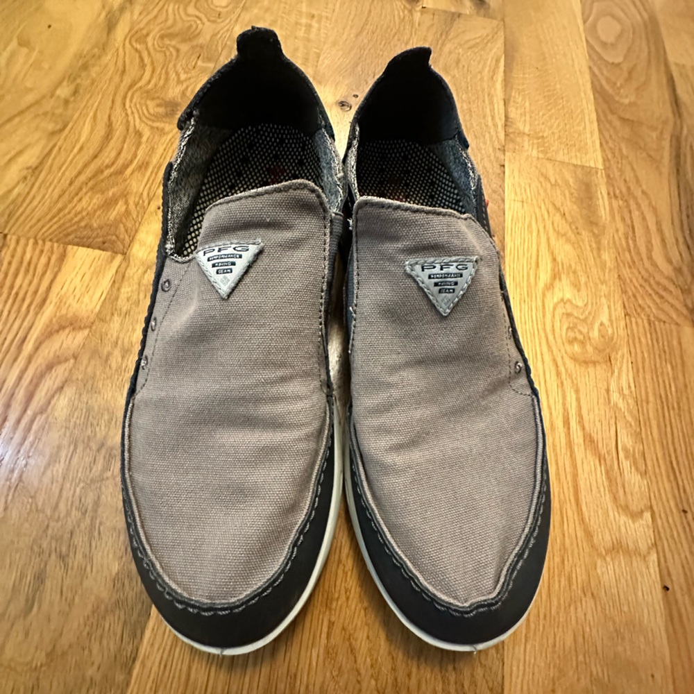 Columbia Men's Vent Slip-on Fishing Boat Shoes Loafers US Size 9